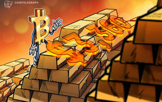 Gold climbing to new record highs bodes well for the price of Bitcoin