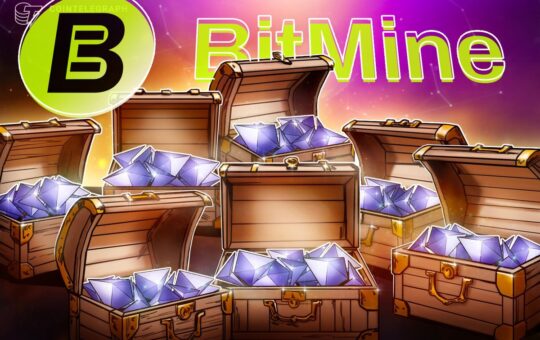 BitMine's Total Staked ETH Holdings Surpass 1 Million