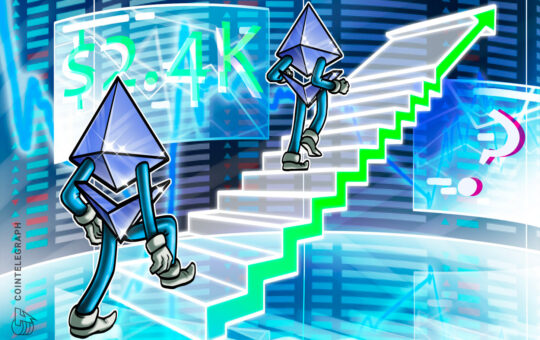 Ethereum Whales Accumulate Aggressively as ETH Price Rises to $2.4K