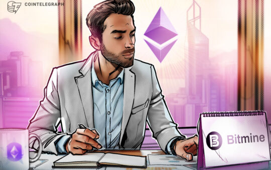 BitMine Nears 5% of ETH Supply With $10B Holdings Despite Bear Market